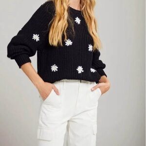 John + Jenn Hendrix Sweater - Midnight Daisy